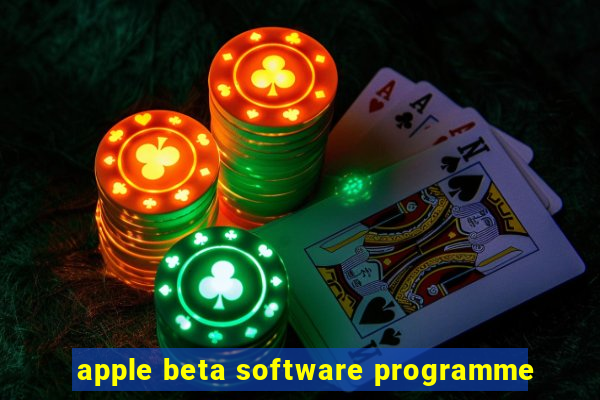 apple beta software programme